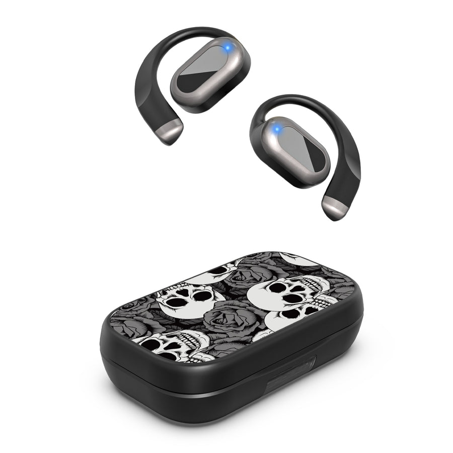 MyBat Design Lab Open-Ear Earbuds XL - Black - Skull Garden - MFHSBTST271-081-2.jpg