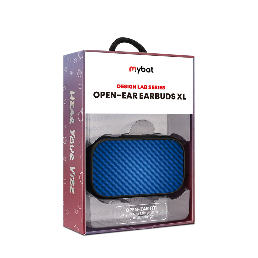 MyBat Design Lab Open-Ear Earbuds XL - Black - Blue Carbon Fiber - MFHSBTST271-084-10.jpg