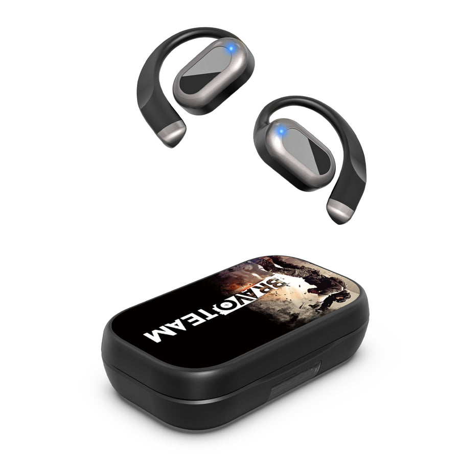 MyBat Design Lab Open-Ear Earbuds XL - Black - Bravo Team - MFHSBTST271-092-2.jpg