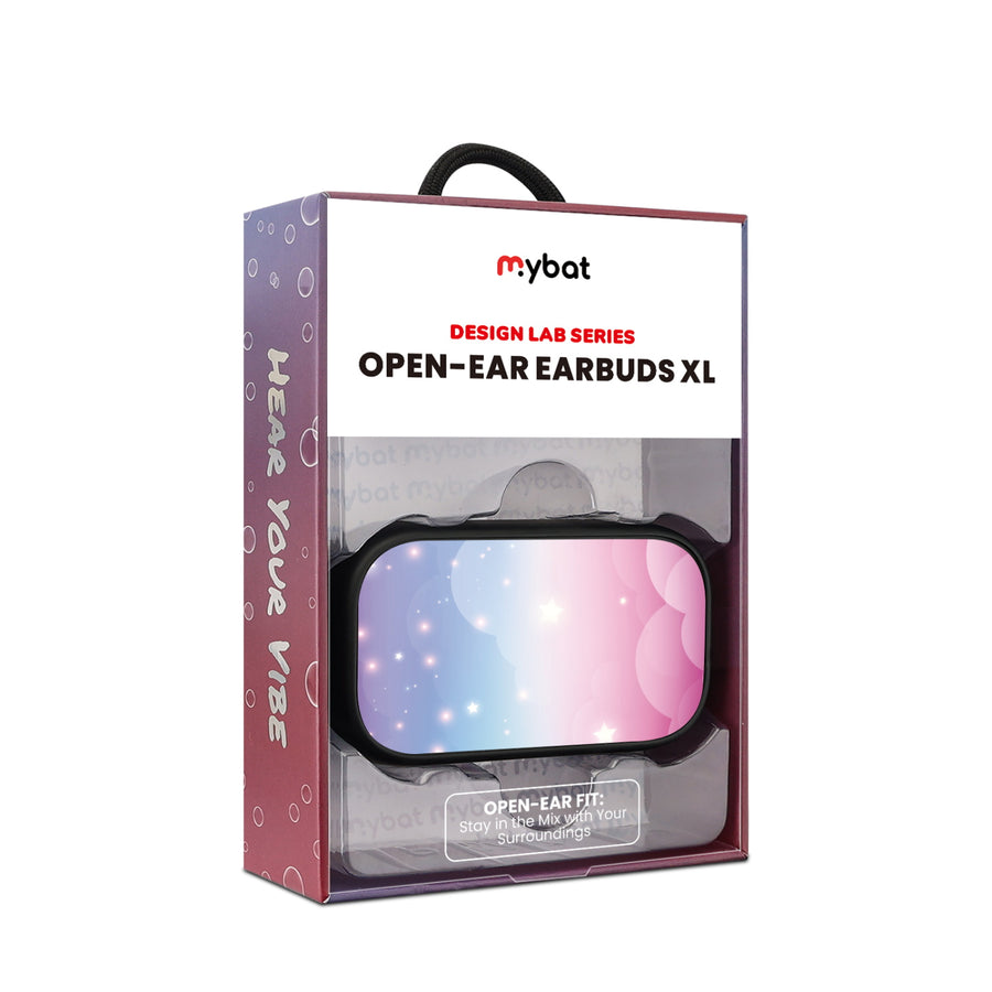 MyBat Design Lab Open-Ear Earbuds XL - Black - Clouds & Stars - MFHSBTST271-110-10.jpg