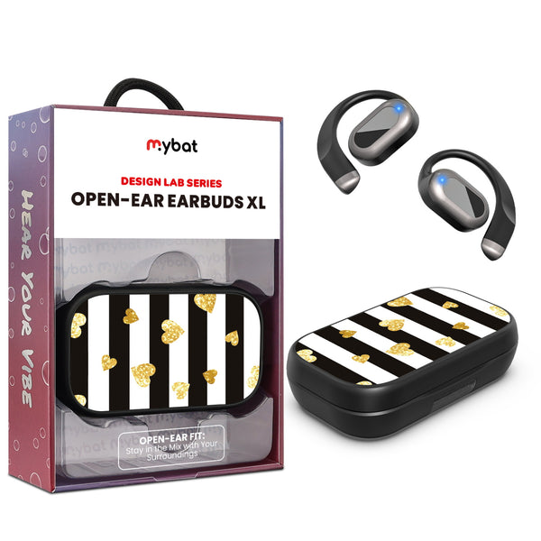 MyBat Design Lab Open-Ear Earbuds XL - Black - Heart of Gold - MFHSBTST271-166-1.jpg
