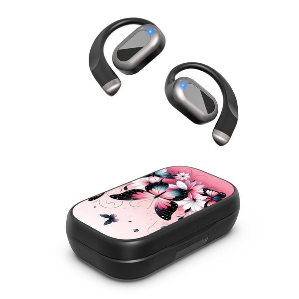 MyBat Design Lab Open-Ear Earbuds XL - Black - Butterfly Bouquet - MFHSBTST271-184-2.jpg
