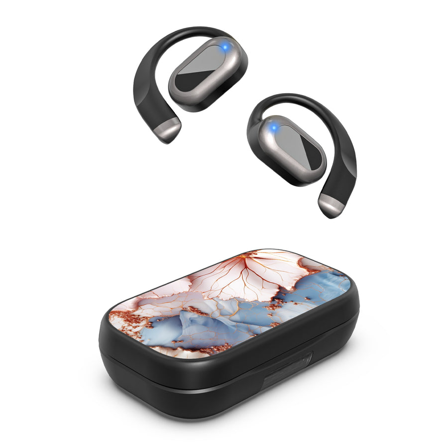 MyBat Design Lab Open-Ear Earbuds XL - Black - Petal Veins - MFHSBTST271-214-2.jpg