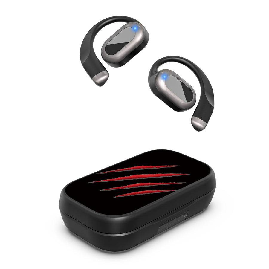 MyBat Design Lab Open-Ear Earbuds XL - Black - Claw Marks - MFHSBTST271-231-2.jpg