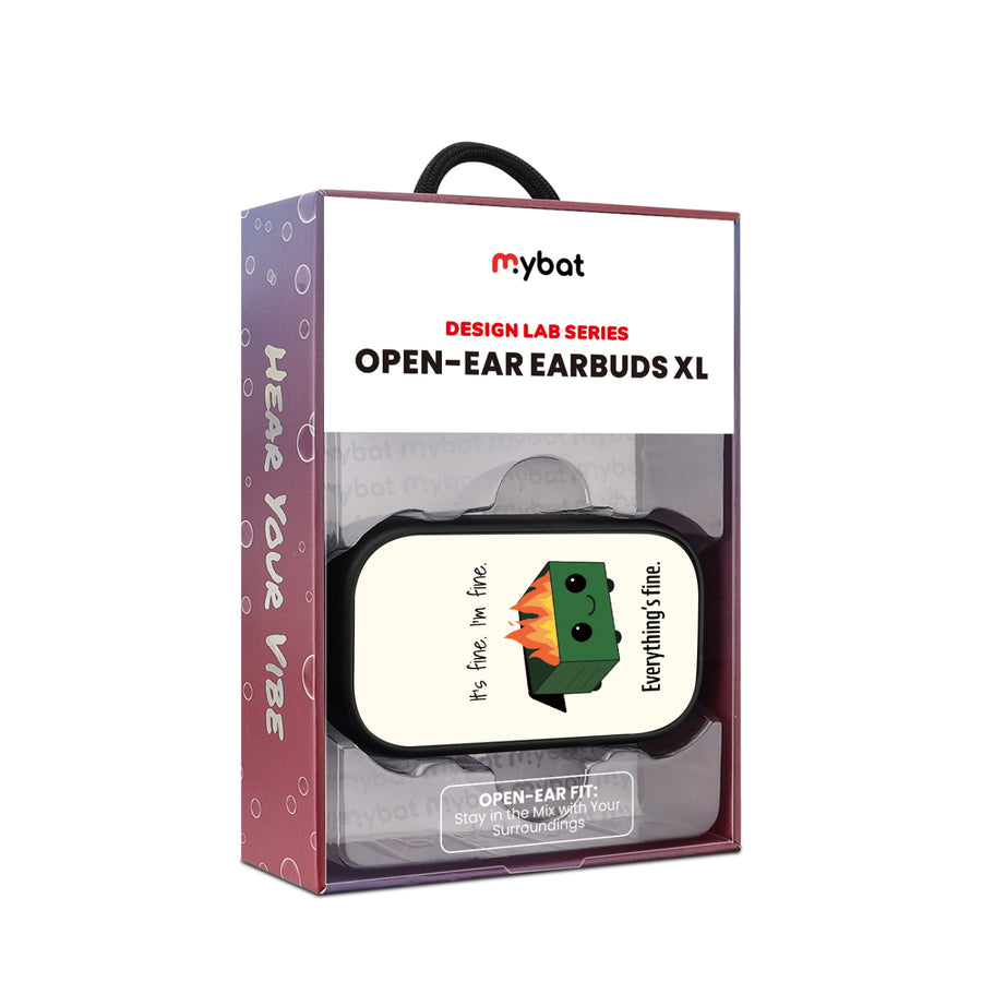 MyBat Design Lab Open-Ear Earbuds XL - Black - Dumpster Fire - MFHSBTST271-255-10.jpg