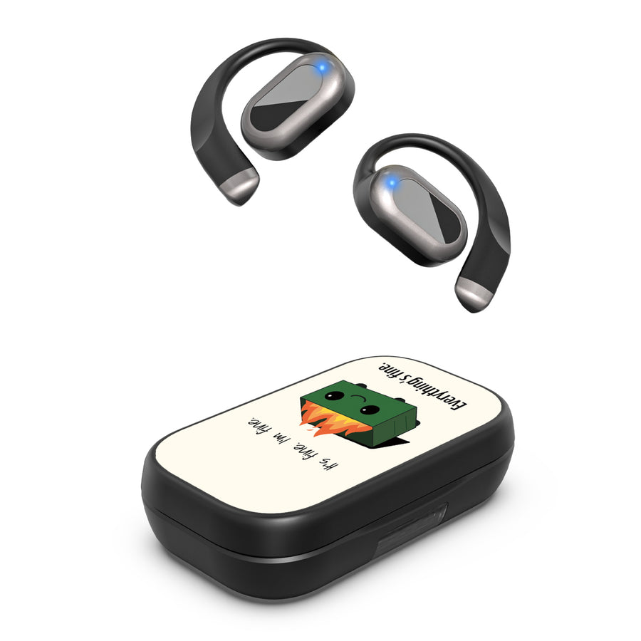 MyBat Design Lab Open-Ear Earbuds XL - Black - Dumpster Fire - MFHSBTST271-255-2.jpg
