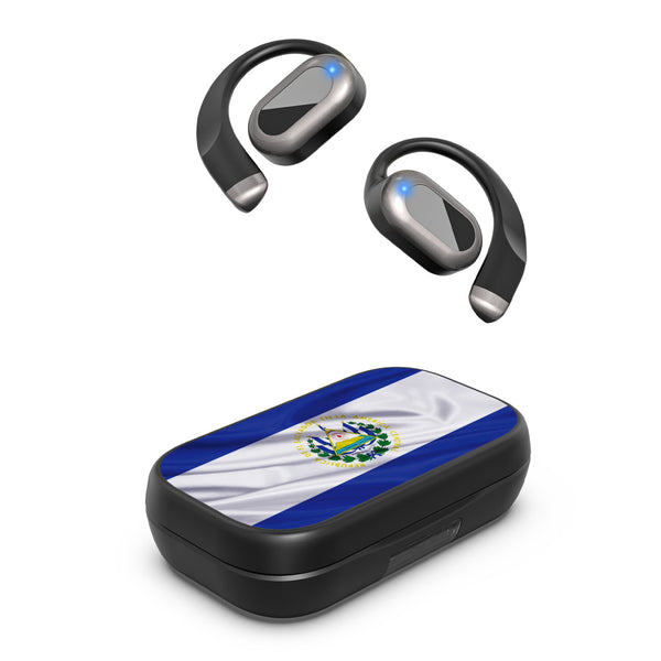 MyBat Design Lab Open-Ear Earbuds XL - Black - El Salvador Flag - MFHSBTST271-260-2.jpg