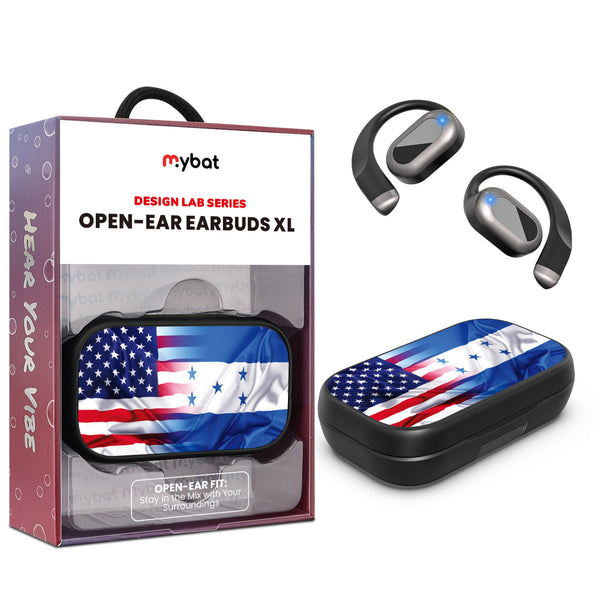 MyBat Design Lab Open-Ear Earbuds XL - Black - Honduras-USA Flag - MFHSBTST271-263-1.jpg