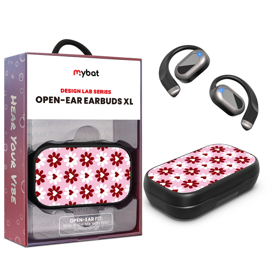 MyBat Design Lab Open-Ear Earbuds XL - Black - Love in Bloom - MFHSBTST271-341-1.jpg