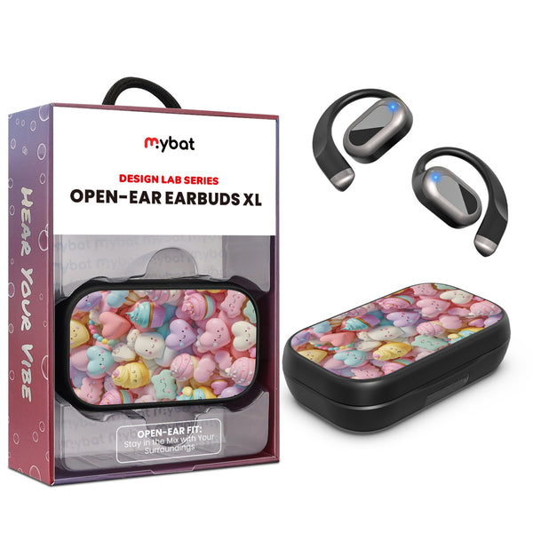 MyBat Design Lab Open-Ear Earbuds XL - Black - Candy Love - MFHSBTST271-354-1.jpg