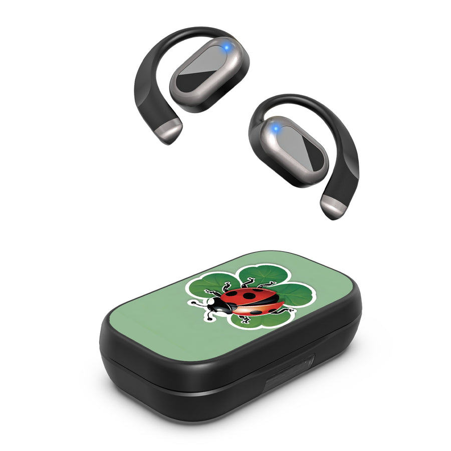 MyBat Design Lab Open-Ear Earbuds XL - Black - Ladybug Luck - MFHSBTST271-373-2.jpg