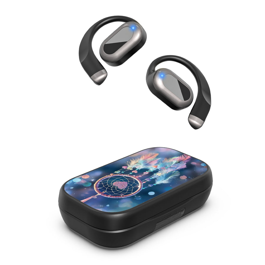 MyBat Design Lab Open-Ear Earbuds XL - Black - Pastel Dreamcatcher - MFHSBTST271-376-2.jpg