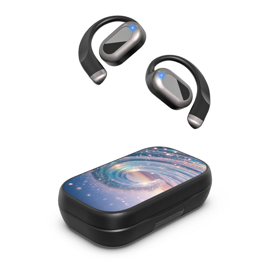 MyBat Design Lab Open-Ear Earbuds XL - Black - Dreamy Waves - MFHSBTST271-379-2.jpg
