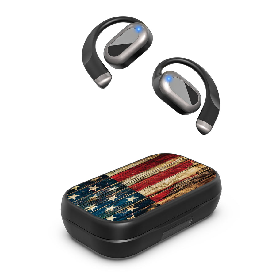 MyBat Design Lab Open-Ear Earbuds XL - Black - US Painted Flag - MFHSBTST271-381-2.jpg