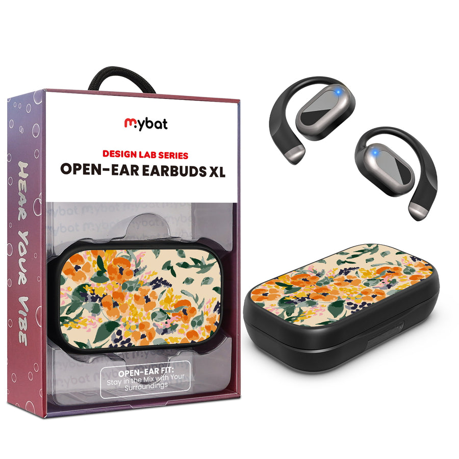 MyBat Design Lab Open-Ear Earbuds XL - Black - Marigold Mix - MFHSBTST271-434-1.jpg