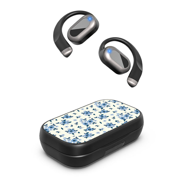 MyBat Design Lab Open-Ear Earbuds XL - Black - Porcelain Petals - MFHSBTST271-437-2.jpg
