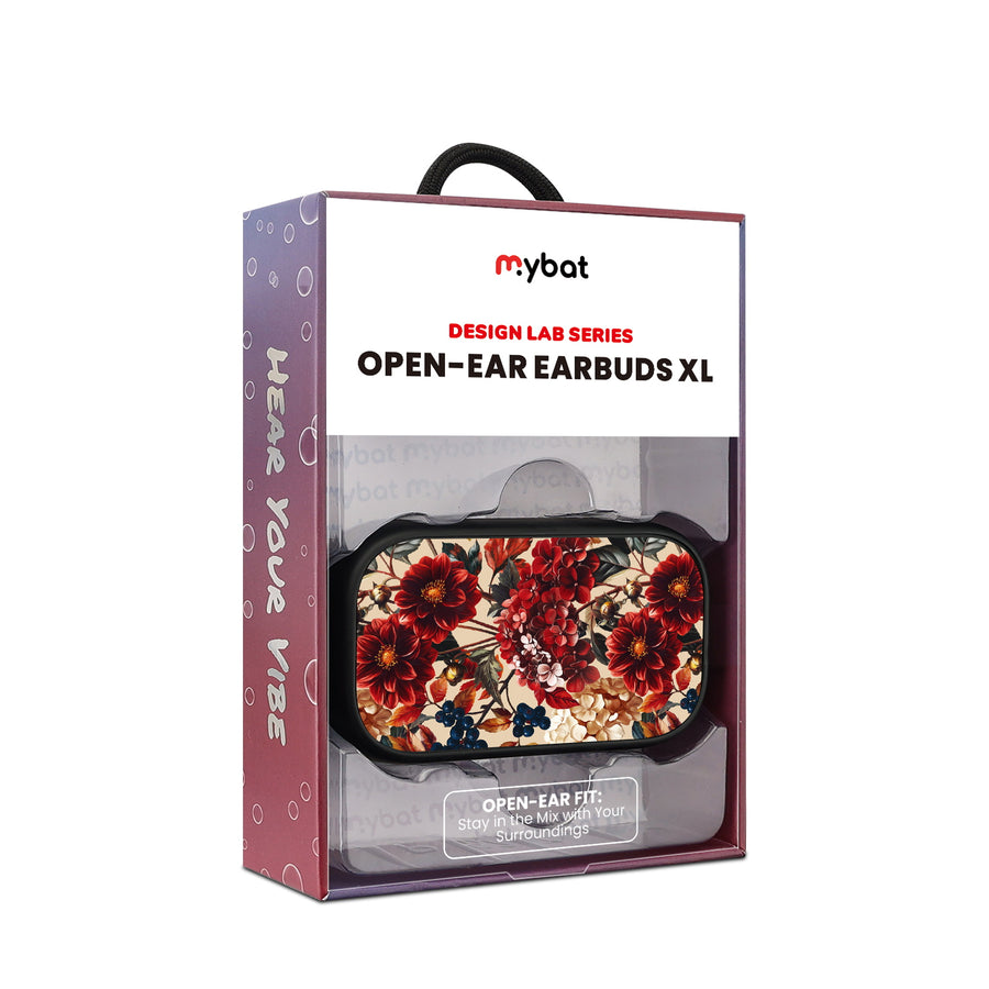 MyBat Design Lab Open-Ear Earbuds XL - Black - Rust & Bloom - MFHSBTST271-449-10.jpg