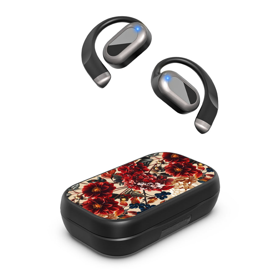 MyBat Design Lab Open-Ear Earbuds XL - Black - Rust & Bloom - MFHSBTST271-449-2.jpg