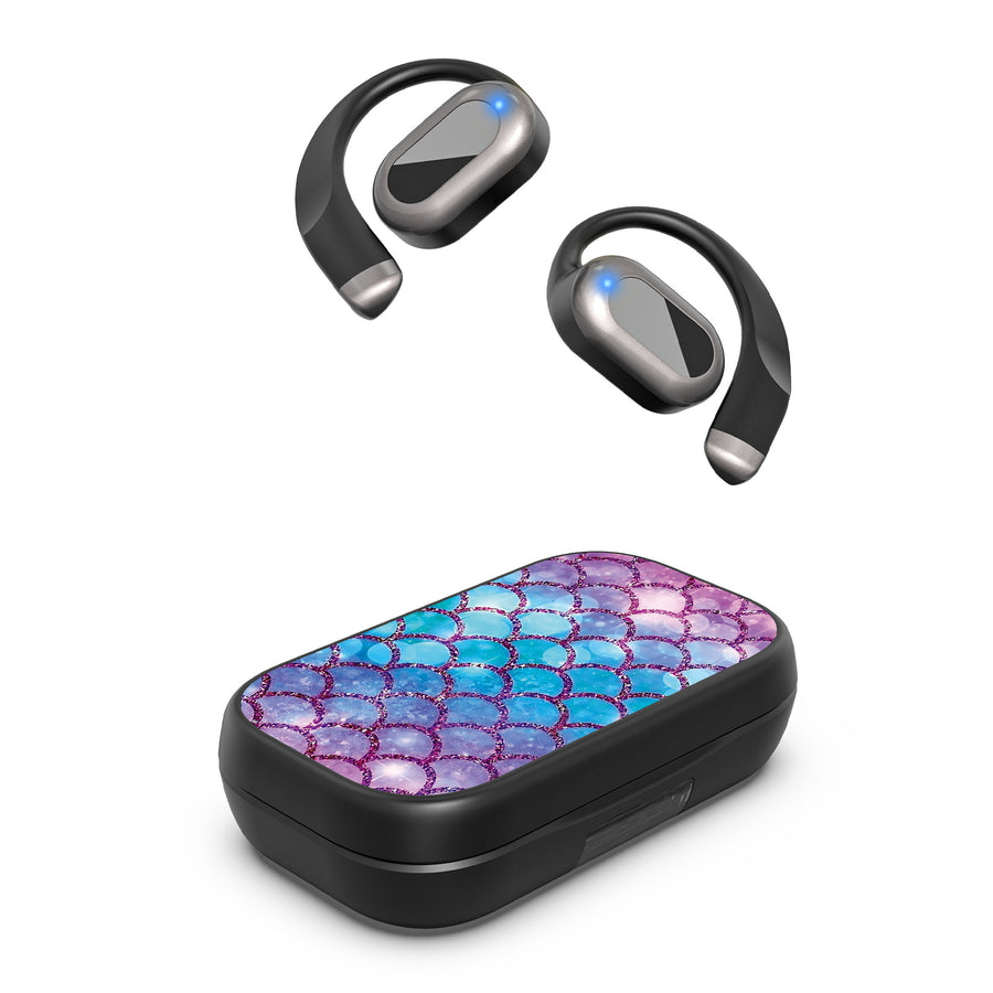 MyBat Design Lab Open-Ear Earbuds XL - Black - Mermaid Scales - MFHSBTST271-458-2.jpg