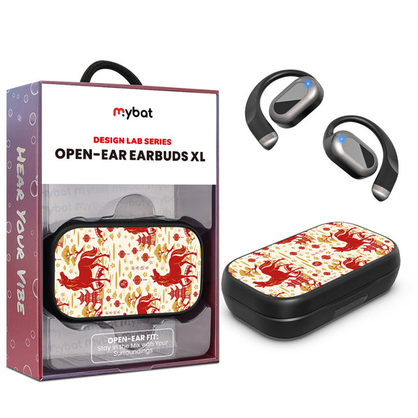 MyBat Design Lab Open-Ear Earbuds XL - Black - Year of the Horse - MFHSBTST271-461-1.jpg