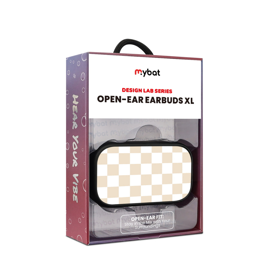 MyBat Design Lab Open-Ear Earbuds XL - Black - Tan Check - MFHSBTST271-475-10.jpg