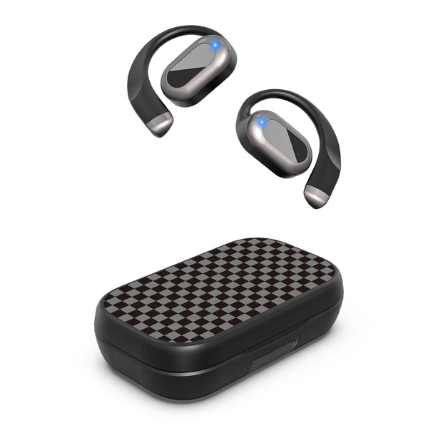 MyBat Design Lab Open-Ear Earbuds XL - Black - Tuxedo Check - MFHSBTST271-477-2.jpg