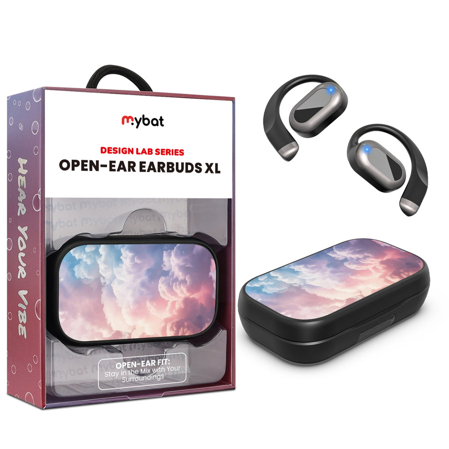 MyBat Design Lab Open-Ear Earbuds XL - Black - Cloudscape - MFHSBTST271-490-1.jpg