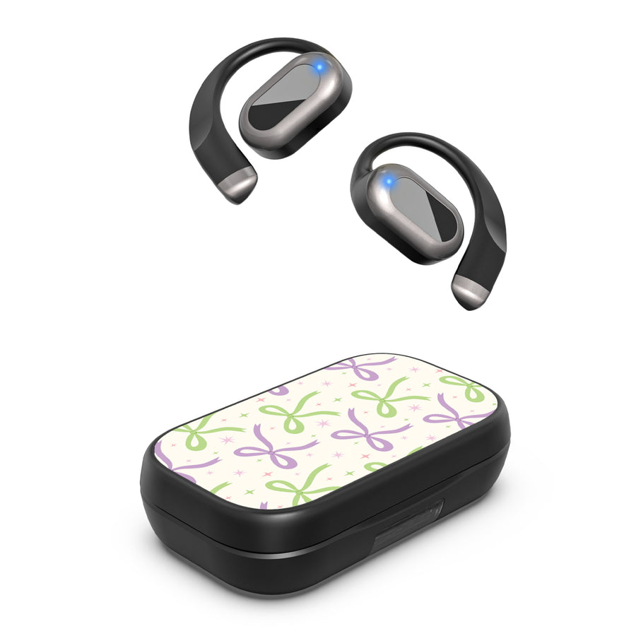 MyBat Design Lab Open-Ear Earbuds XL - Black - Blooming Bows - MFHSBTST271-493-2.jpg