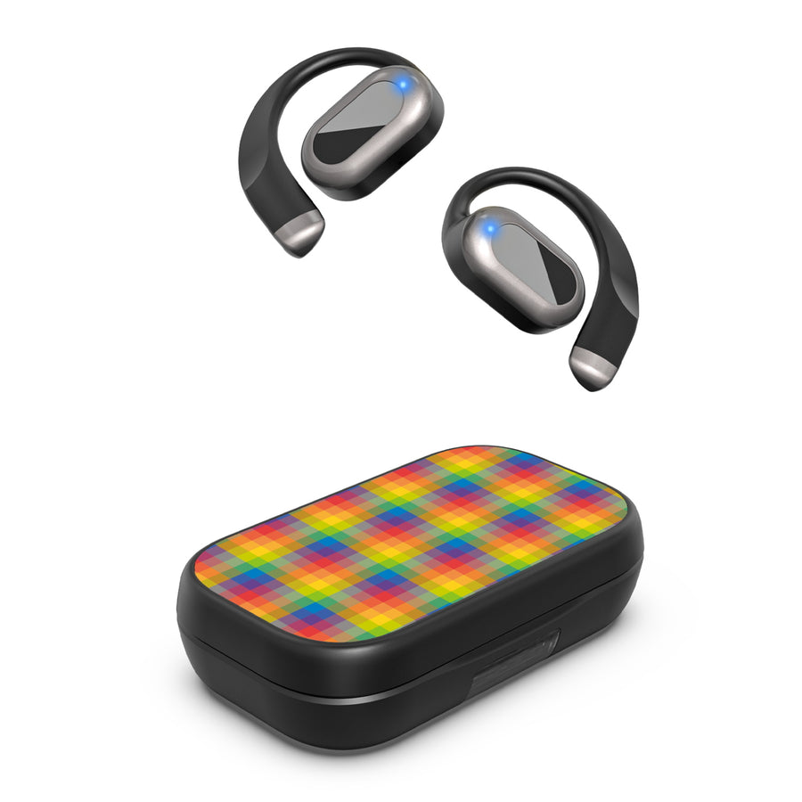 MyBat Design Lab Open-Ear Earbuds XL - Black - Pixel Pride - MFHSBTST271-501-2.jpg