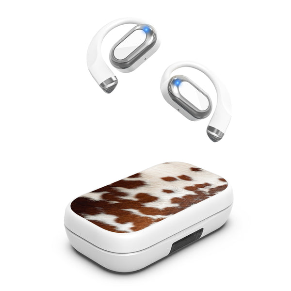 MyBat Design Lab Open-Ear Earbuds XL - White - Cow Fur - MFHSBTST272-013-2.jpg