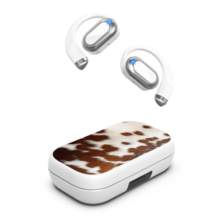 MyBat Design Lab Open-Ear Earbuds XL - White - Cow Fur - MFHSBTST272-013-2.jpg