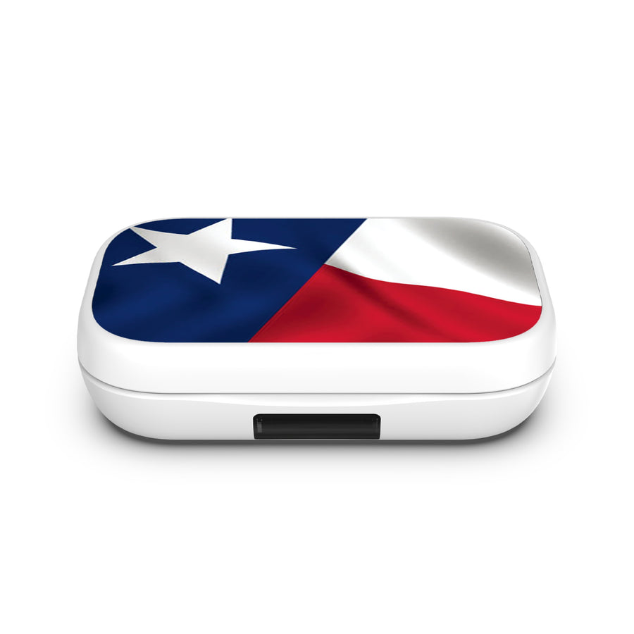 MyBat Design Lab Open-Ear Earbuds XL - White - Texas State Flag - MFHSBTST272-026-4.jpg