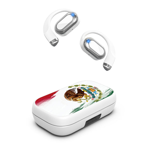 MyBat Design Lab Open-Ear Earbuds XL - White - Bandera de México - MFHSBTST272-174-2.jpg