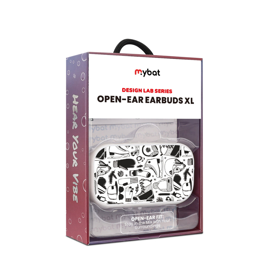 MyBat Design Lab Open-Ear Earbuds XL - White - Hit the Slopes - MFHSBTST272-325-10.jpg