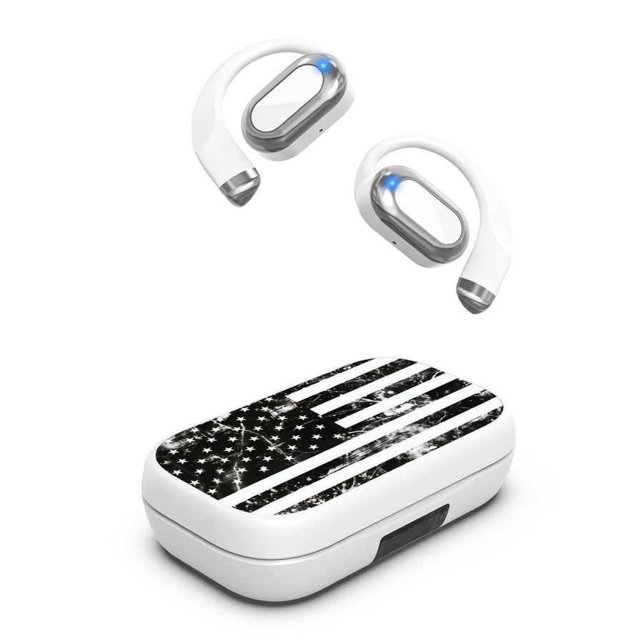 MyBat Design Lab Open-Ear Earbuds XL - White - Distress US Flag - MFHSBTST272-344-2.jpg