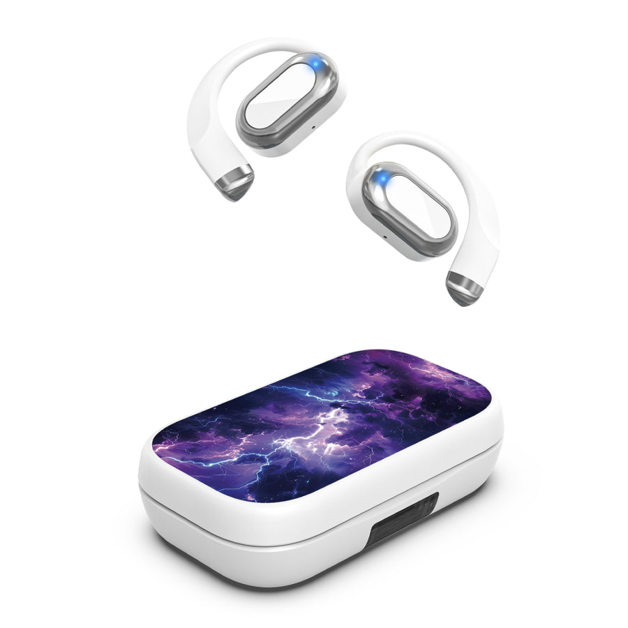 MyBat Design Lab Open-Ear Earbuds XL - White - Lightning Storm - MFHSBTST272-353-2.jpg
