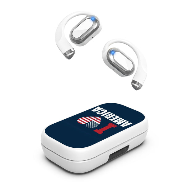 MyBat Design Lab Open-Ear Earbuds XL - White - I Love America - MFHSBTST272-358-2.jpg