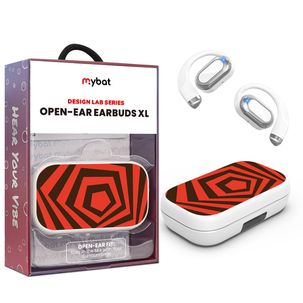 MyBat Design Lab Open-Ear Earbuds XL - White - Downward Spiral - MFHSBTST272-420-1.jpg