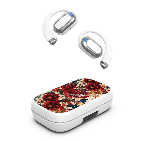 MyBat Design Lab Open-Ear Earbuds XL - White - Rust & Bloom - MFHSBTST272-449-2.jpg
