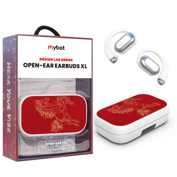MyBat Design Lab Open-Ear Earbuds XL - White - Fire Horse - MFHSBTST272-460-1.jpg