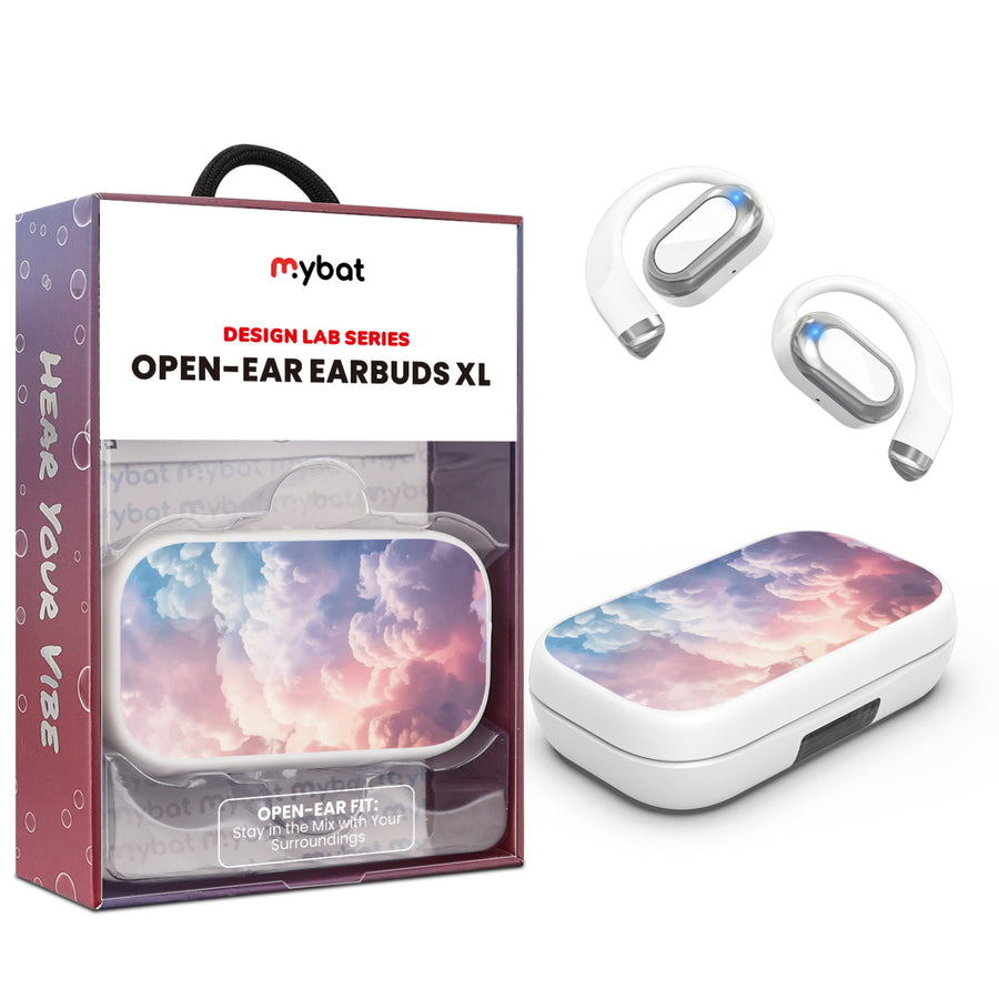MyBat Design Lab Open-Ear Earbuds XL - White- Cloudscape - MFHSBTST272-490-1.jpg