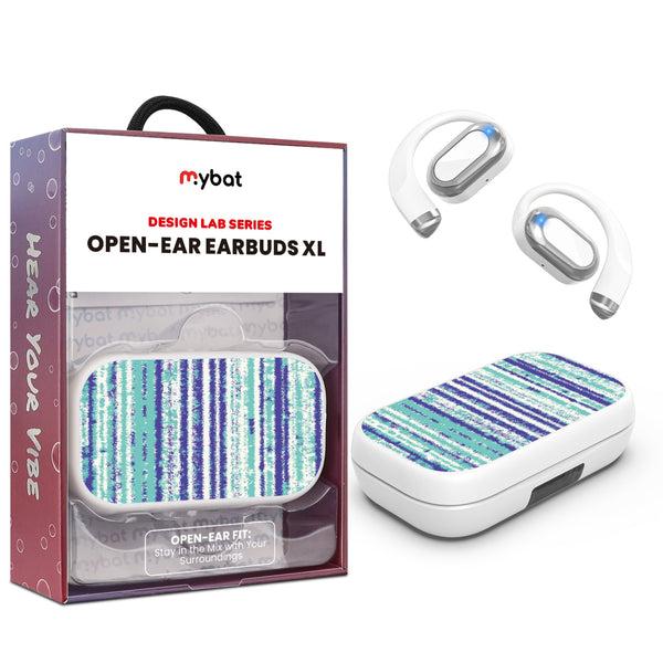 MyBat Design Lab Open-Ear Earbuds XL - White- Saltwater Streak - MFHSBTST272-503-1.jpg