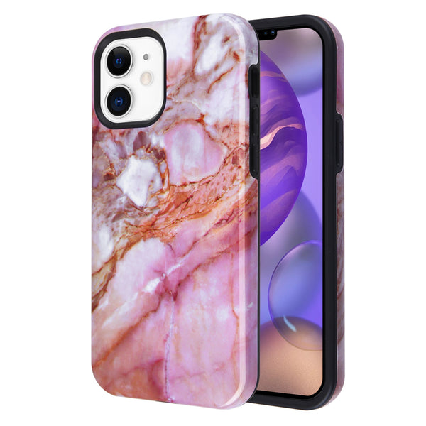 MyBat Fuse Series Case for Apple iPhone 12 mini - Pink Marble - MIP12CSD5FM004-2.jpg
