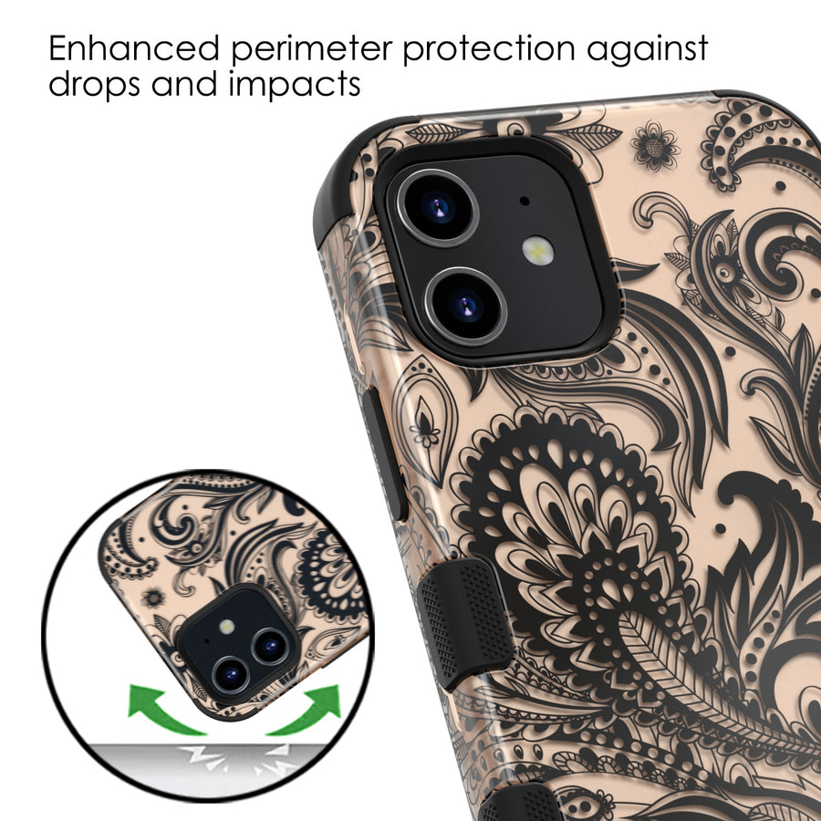 MyBat TUFF Series Case for Apple iPhone 12 mini - Phoenix Flower - MIP12CSE1TA1009-6.jpg