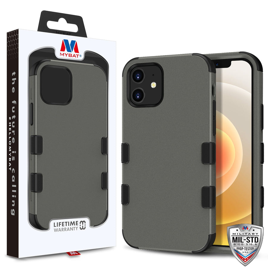 MyBat TUFF Series Case for Apple iPhone 12 mini - Rubberized Copper Grey / Black
