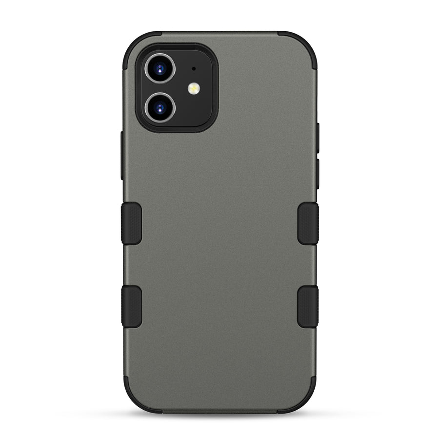MyBat TUFF Series Case for Apple iPhone 12 mini - Rubberized Copper Grey / Black - MIP12CSE1TS104-3.jpg