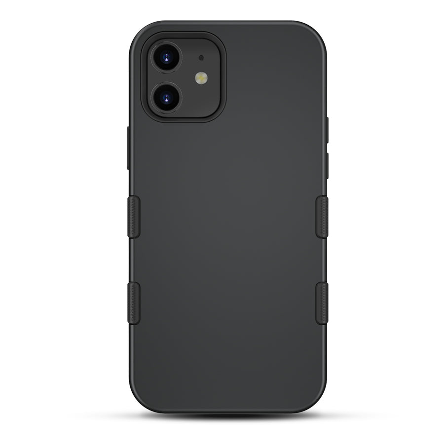 MyBat TUFF SUBS SERIES Case + AttachMe with MagSafe Compatible for Apple iPhone 12 mini - Rubberized Black / Black - MIP12CSF2MS101-3.jpg