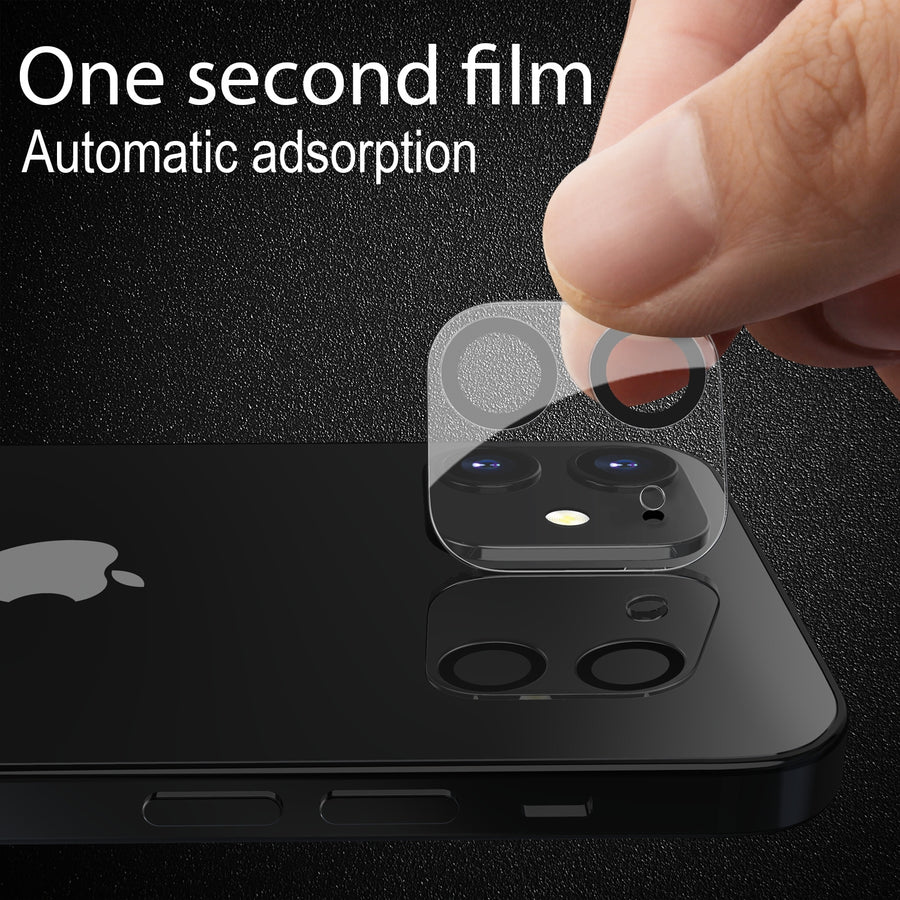 MyBat Pro Tempered Glass Lens Protector (2.5D) for Apple iPhone 12 - Clear - MIP12MSCLE140-3.jpg