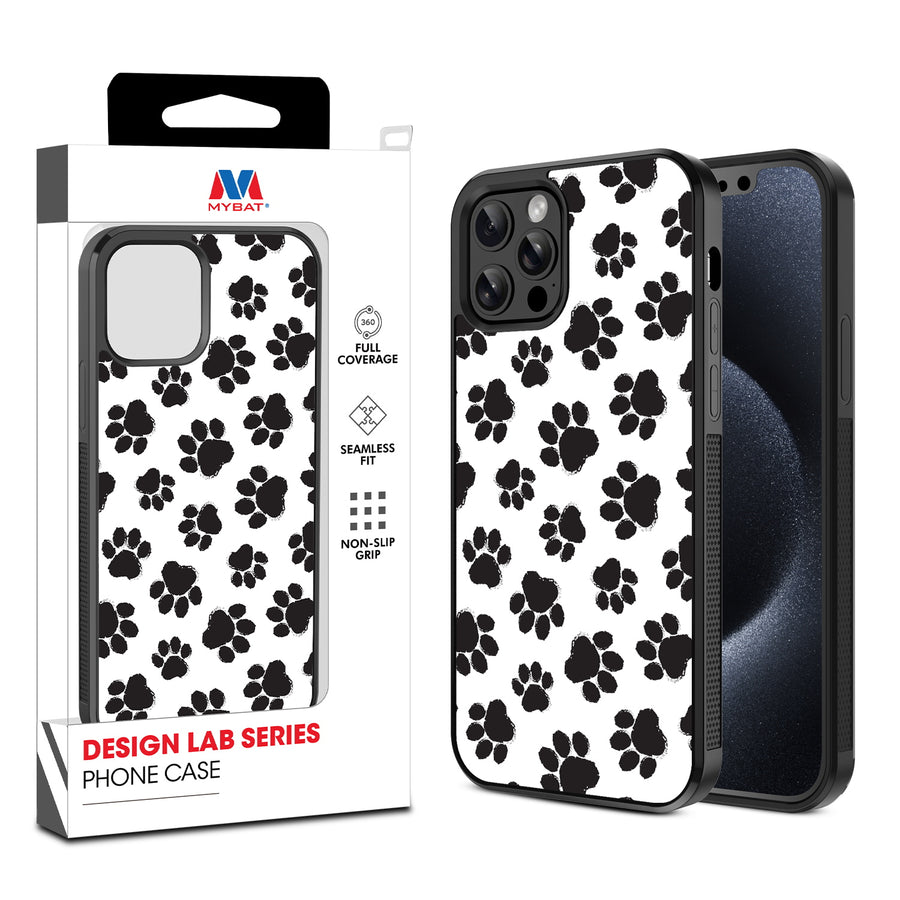 MyBat Design Lab Series Case for Apple iPhone 12 / 12 Pro (6.1) - Black Paw Prints - MIP12PCSLESM002-1.jpg