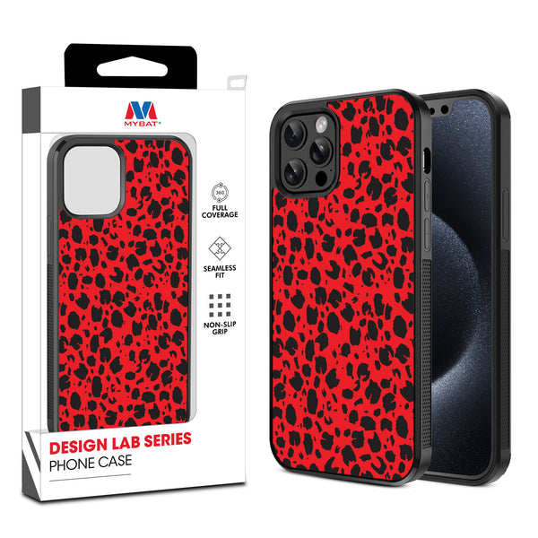 MyBat Design Lab Series Case for Apple iPhone 12 / 12 Pro (6.1) - Red Leopard Print - MIP12PCSLESM008-1.jpg